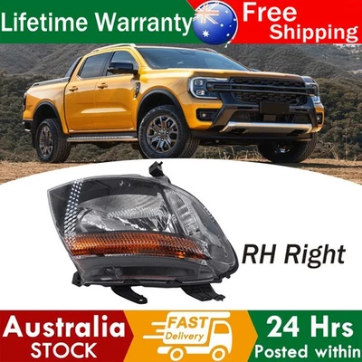 RH Right Hand Head Light Front Lamp (XLT Chrome) Ford Ranger PX 2011~2015 Driver - image 1 of 4