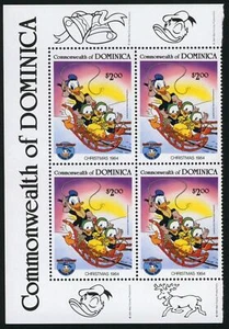 REL Dominica N° 842 Blocco 4 1984 MNH - Foto 1 di 1