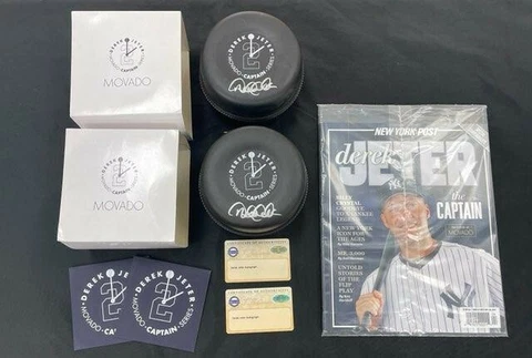 Derek Jeter Auto Movado Bold Captain Series Limited Edition Watches Authentic Cover