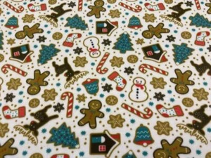 Estampado Polar Tejido Blanco Navidad - Imagen 1 de 5