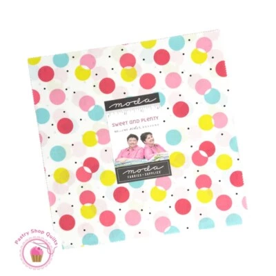 Moda SWEET & PLENTY Me & My Sister LAYER CAKE 42 10" Squares Quilting Fabric - Image 1 of 4