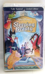 Sleeping Beauty (VHS, 1997) Walt Disney's Masterpiece Limited Edition Used - Imagen 1 de 2