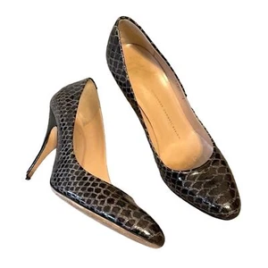 Giuseppe Zanotti Vero Cuoio Snakeskin Pumps, beyond GORGEOUS❤️❤️, Size 37, EUC - Picture 1 of 13