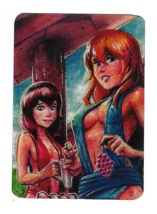 Sexy Maids Sketch Card Series BASE Card--Artist Ed Mark Dela Cruz - Picture 1 of 1