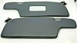 Sunvisor Sun Visors set with bracket for Porsche 911 Coupe 1969-1989 BLACK 2 - Picture 1 of 8