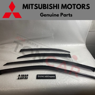MITSUBISHI LANCER Evolution 5-6 CP9A Genuine Exterior Vizor Set MZ562722 OEM - Image 1 of 4
