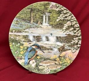 All Creatures Great & Small Woodland Falls 9" Plato de Coleccionista Hueso China Eng. - Imagen 1 de 3