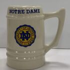 University of Notre Dame Mug Vintage Beer Stein Tankard Hall Pottery Rare