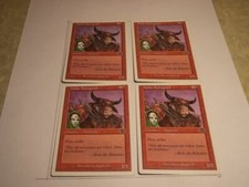 4x Playset MTG Magic the Gathering Complete Set of 4 x4 Cards Sixth Edition 6th