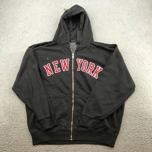 Brandy Melville Sweater Women One Size Black New YORK John Galt Hoodie 57393 - Picture 1 of 9