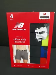New Balance Confezione 4 Boxer Uomo Performance Maglia Atletica Slip M 32-34" - Foto 1 di 3