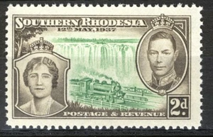 Südrhodesien 1937, 2d Krönung König Georg VI MNH, Mi 39 - Bild 1 von 1