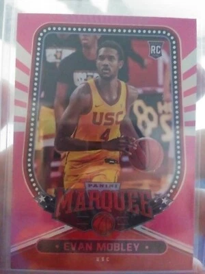 Evan Mobley Pink Marquee Rookie RC 2021-22 Chronicles Draft Picks 142 Cavs USC - Image 1 of 2