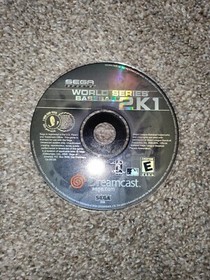 World Series Baseball 2K1 (Sega Dreamcast, 2000) Disc Only Tested Works 