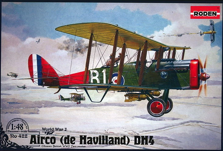 Roden 422 - 1:48 De Havilland D.H.4 (Eagle Engines) - Nuovo - Immagine 1 di 1