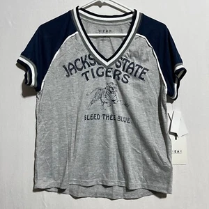 Wear By Erin Andrews Jackson State Tigers Football Shirt Men's Small Gray Blue - Picture 1 of 7