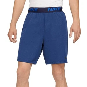Nike mens Dri-FIT Veneer Training Shorts, Blue, Small - Picture 1 of 4