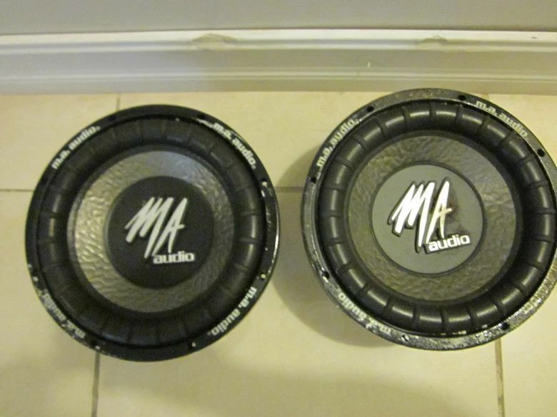 Lote de 2 subwoofers para coche MA Audio Ma100XE Foto 1 de 4