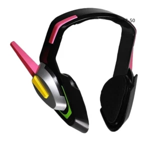 Xcoser Game OW Overwatch D.Va Hana Song Cosplay Headphone Halloween Costume Prop - Picture 1 of 7