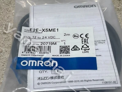 1pc New OMRON E2E-X5ME1 Proximity Switch Sensor 12-24VDC Fast Ship - Image 1 of 4