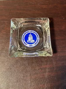 Cenicero de colección de vidrio John Hancock Mutual Life Insurance Company - Imagen 1 de 6