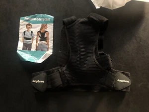 Haltungskorrektor verstellbare Rückenbandage schwarz abnehmbare Schienen Stütze groß - Bild 1 von 3