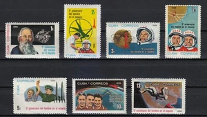 Space 1966 MNH Mi 1153-1159 Sc 1090-1096 USSR Russia Soviet Space Program ** - Picture 1 of 2