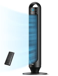 Dreo Tower Fans for Home, 32" Standing Floor Fan, 26 Ft/S Bladeless Fan with Rem - Picture 1 of 12