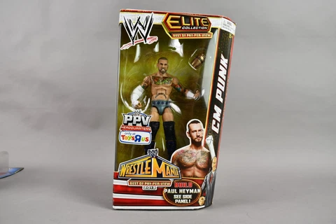 Mattel WWE Elite CM Punk Wrestlemania 29 Figure Toys R Us Exclusive Cover