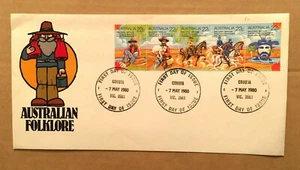 Australia FDC 1980 Folklore Australiano Hogar del Valsante Matilda - Imagen 1 de 2