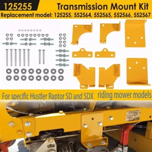 125255 Hydro Transmission Brackets Kit For Zero Turn Mower Hustler Raptor SD SDX - Foto 1 di 10
