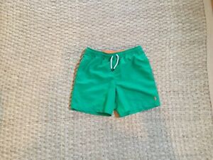 Polo Ralph Lauren Boy's Green Swim Suit Size Large 14 - 16