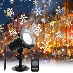 Christmas New Year Projection LED Lights Outdoor Landscape Lights Water Proof - Picture 1 of 9