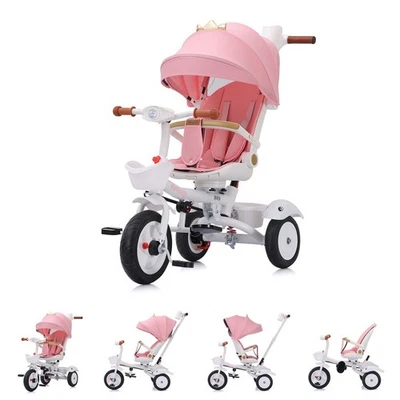 B-Ware Chipolino Tricycle Futuro 2 in 1 faltbar, Becherhalter, Musik Licht rosa - Bild 1 von 4