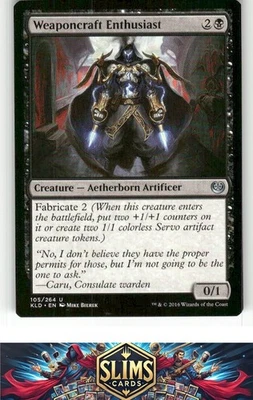 Magic the Gathering MTG Kaladesh Weaponcraft Enthusiast #105 Buy 2 Get 1 - Image 1 of 2