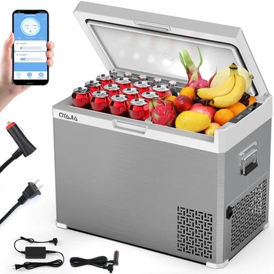 Kompressor Kühlbox 40L AEG ±20°C Kühlschrank 12/24V Camping Auto Boot Tragbare - Bild 1 von 4