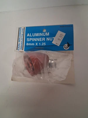 Carl Goldberg Red Aluminum 1 1/4 Spinner Nut 8mmx1.25 - Image 1 of 3