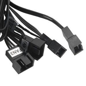 STW‑6041 Fan Controller For Computer CPU 4-Channel Front Panel LCD Display CB - Afbeelding 1 van 15