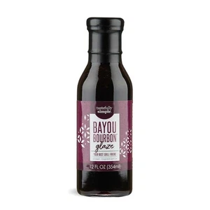 Tastefully Simple Bayou Bourbon Glaze, 12 Fluid Ounce 12 Fl Oz (Pack of 2) - Picture 1 of 5