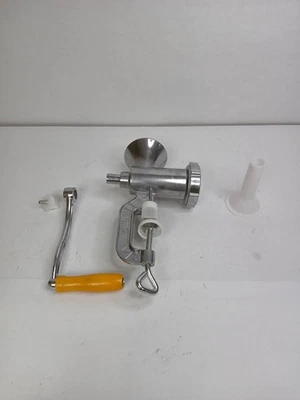 Picadora de carne picadora manual montaje en mesa picadora de carne embutidora de salchichas Foto 1 de 4