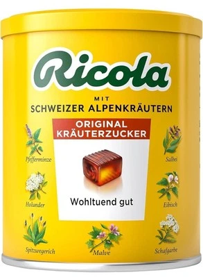 Gotas para la tos de hierbas naturales Ricola originales (paquete de 1) Foto 1 de 4