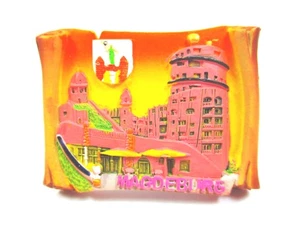 Magdeburgo Imán Poly Rolle Alemania Souvenir Sachsen Anhalt Elbe - Imagen 1 de 4