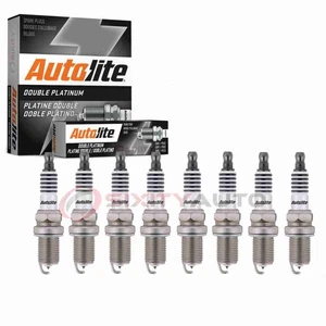8 pc Autolite Double Platinum Spark Plugs for 2006 Porsche Cayenne Ignition bk - Picture 1 of 5