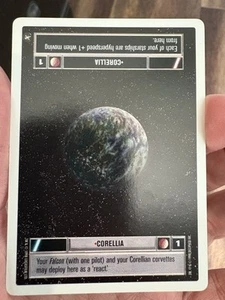 Star Wars CCG A New Hope Revised WB Corellia Rare Hard To Find ! PWE Tracking! - Picture 1 of 1