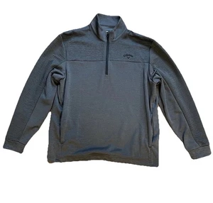 Callaway Golf 1/4 Zip Pullover Jacke Herren Medium Gray Performance Layer - Bild 1 von 5