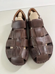 Sandalias Pikolinos Tarifa Cuero Piel de becerro Marrón Para Hombre 42/8.5 Excelente Pescador - Imagen 1 de 10