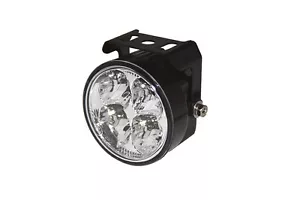 LED daytime running light DRL round in alloy housing for motorcycle additional headlights - Picture 1 of 1