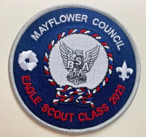 Mayflower Council - Eagle Scout Class of 2023 ... 5" Back Patch - Bild 1 von 1