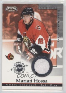 2002-03 Pacific Exclusive Game-Worn Jerseys Marian Hossa #18 HOF