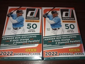 2022 Panini Donruss Baseball (50) Card Hanger Box Lot Chase Rated Rookie - Bild 1 von 3